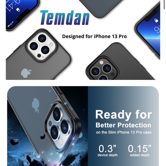 Iphone pro frosted case for 6.1" screen from amazon - Picture 7 of 14